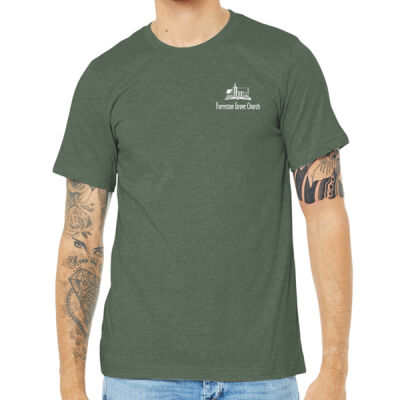 Forreston Grove Church 2026 Logo 1 - Unisex Heather CVC Short Sleeve Tee Thumbnail