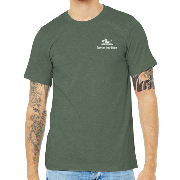 Forreston Grove Church 2026 Logo 1 - Unisex Heather CVC Short Sleeve Tee Thumbnail