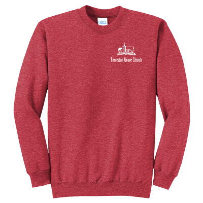 Forreston Grove Church 2026 Logo 1 - Core Fleece Crewneck Sweatshirt Thumbnail