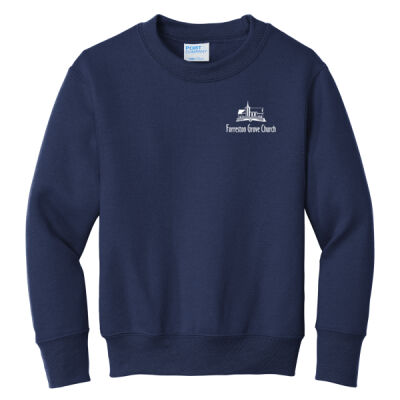 Forreston Grove Church 2026 Logo 1 - Youth Core Fleece Crewneck Sweatshirt Thumbnail