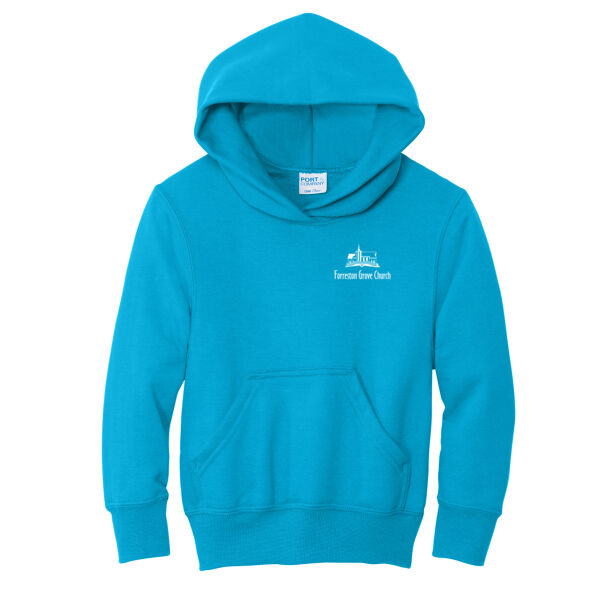 Forreston Grove Church 2026 Logo 1 - Youth Core Fleece Pullover Hooded Sweatshirt Thumbnail