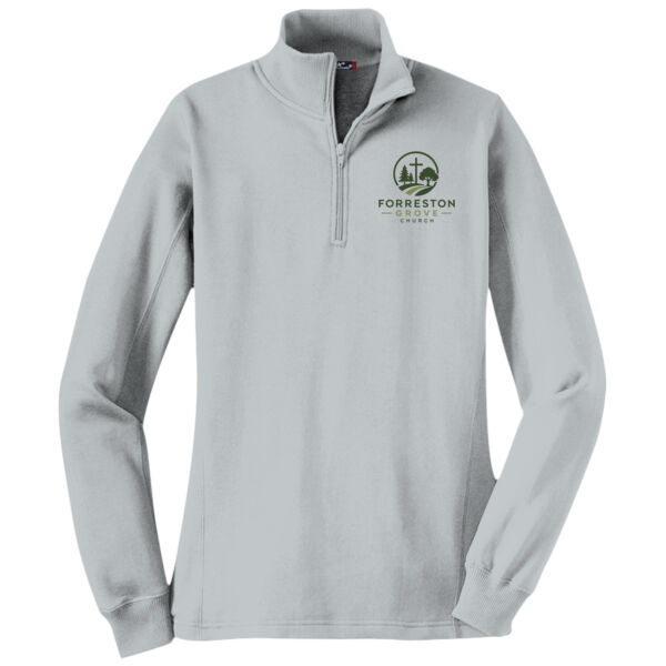 Forreston Grove Church 2026 Logo 2 - Women's 1/4 Zip Sweatshirt Thumbnail