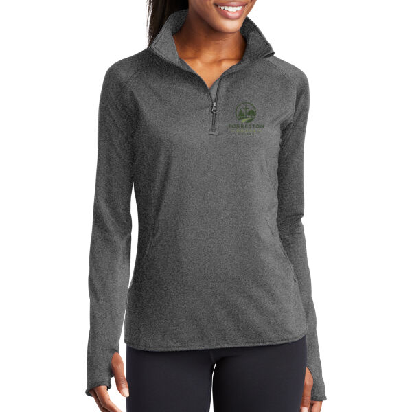 Forreston Grove Church 2026 Logo 2 - Women's Sport Wick ® Stretch 1/4 Zip Pullover Thumbnail