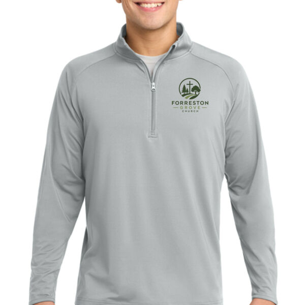 Forreston Grove Church 2026 Logo 2 - Sport Wick ® Stretch 1/4 Zip Pullover Thumbnail