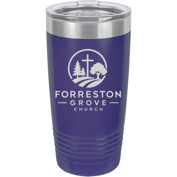 Forreston Grove Church 2026 Logo 2 - Premium Polar Camel Ringneck 20 oz. Tumbler Thumbnail