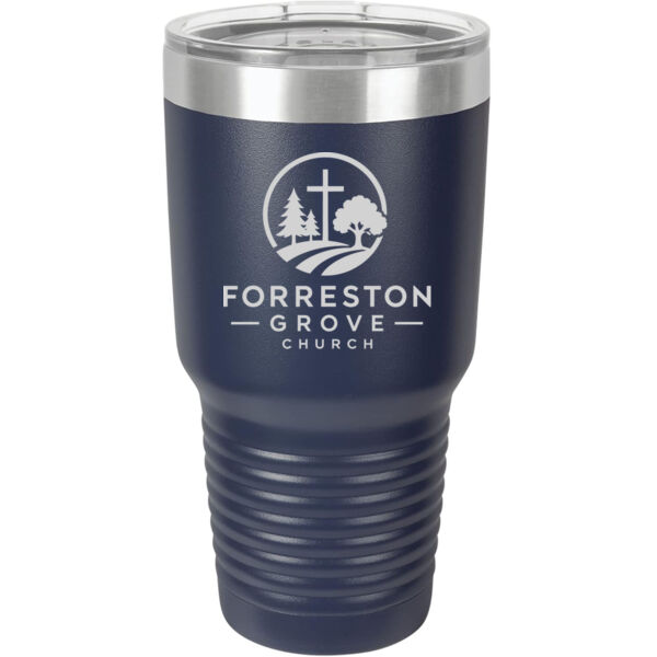 Forreston Grove Church 2026 Logo 2 - Premium Polar Camel Ringneck 30 oz. Tumbler Thumbnail
