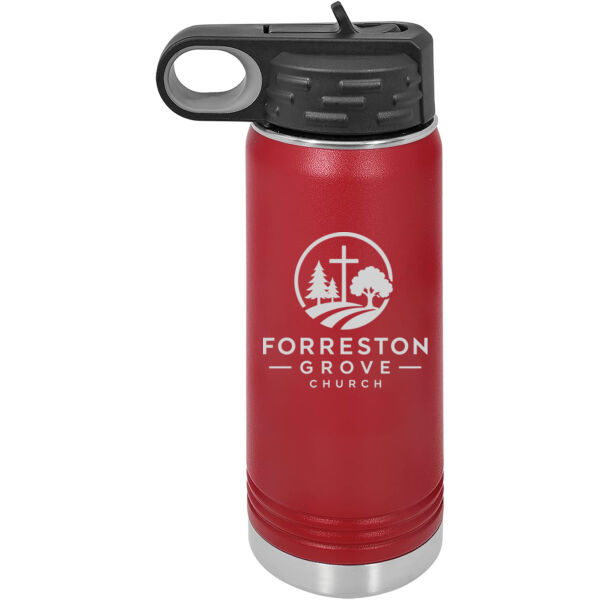 Forreston Grove Church 2026 Logo 2 - Premium Polar Camel 20oz Water Bottle Thumbnail