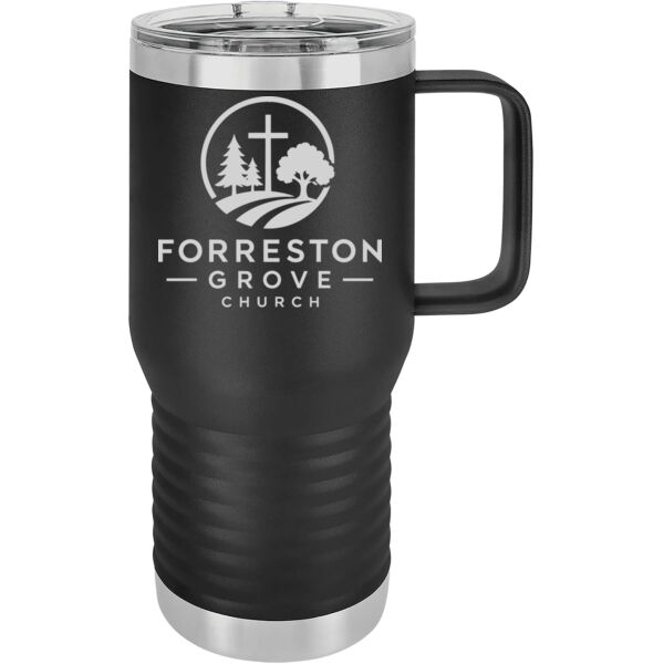 Forreston Grove Church 2026 Logo 2 - Premium Polar Camel 20oz Travel Mug Thumbnail