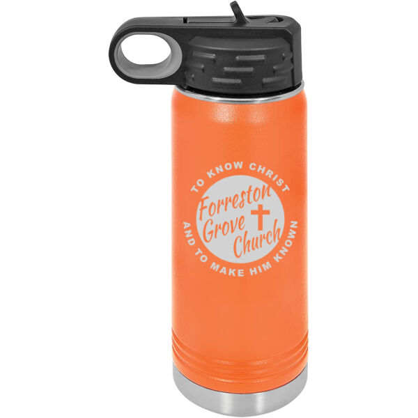 Forreston Grove Church 2026 Logo 1 - Premium Polar Camel 20oz Water Bottle Thumbnail
