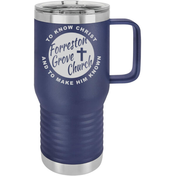 Forreston Grove Church 2026 Logo 1 - Premium Polar Camel 20oz Travel Mug Thumbnail