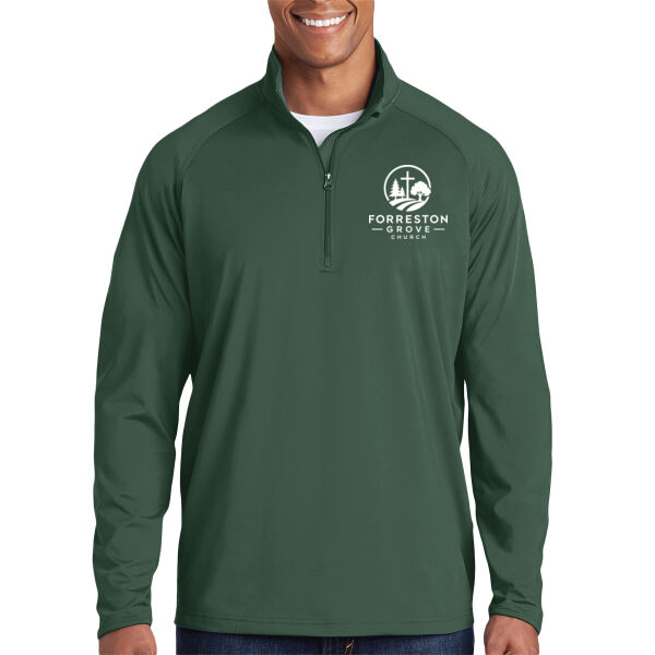 Forreston Grove Church 2026 Logo 2 - Sport Wick ® Stretch 1/4 Zip Pullover Thumbnail