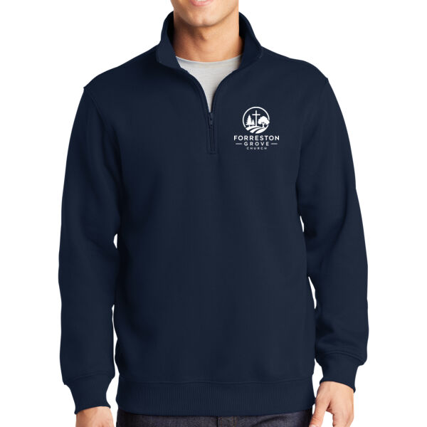 Forreston Grove Church 2026 Logo 2 - 1/4 Zip Sweatshirt Thumbnail